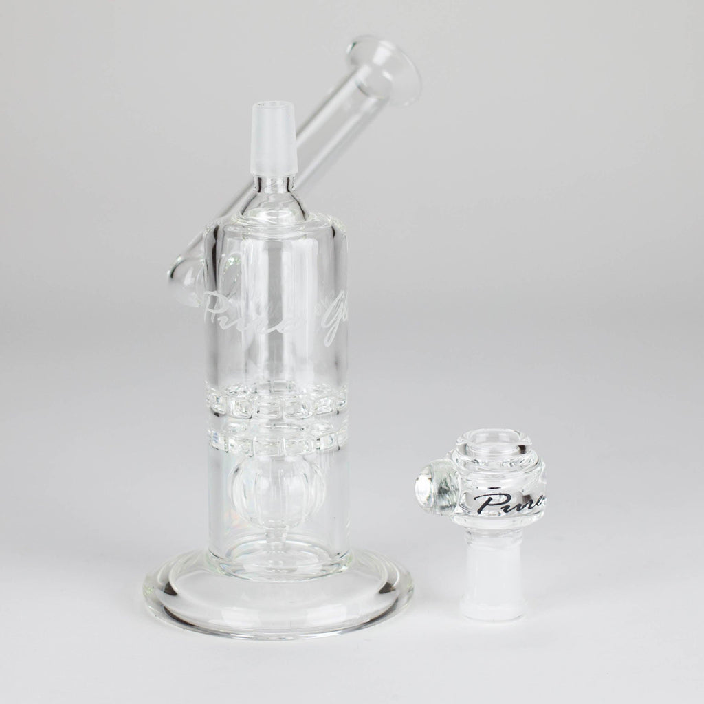 Pure Glass | 7" Mini Torus - Male 14mm