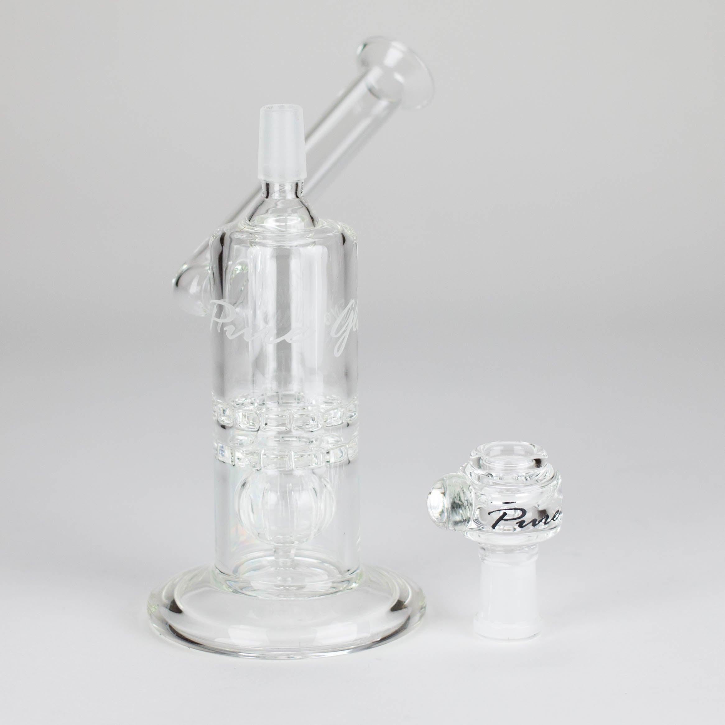Pure Glass | 7" Mini Torus - Male 14mm