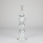 Pure Glass | 12" Infinity Recycler - Flower and Dab