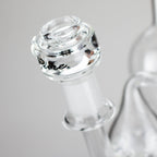 Pure Glass | 12" Infinity Recycler - Flower and Dab