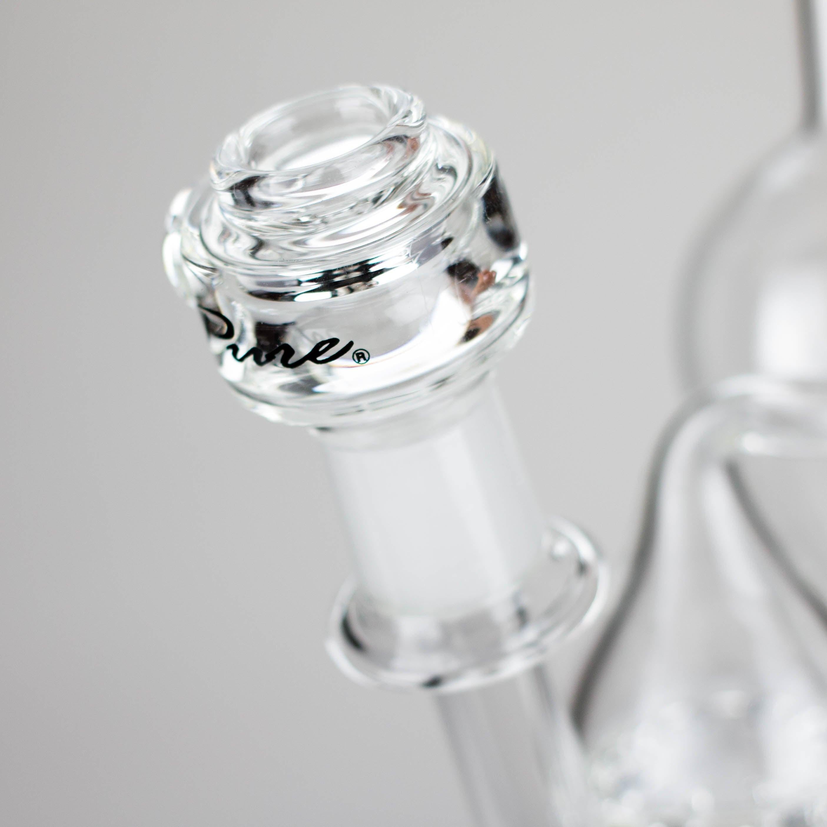 Pure Glass | 12" Infinity Recycler - Flower and Dab