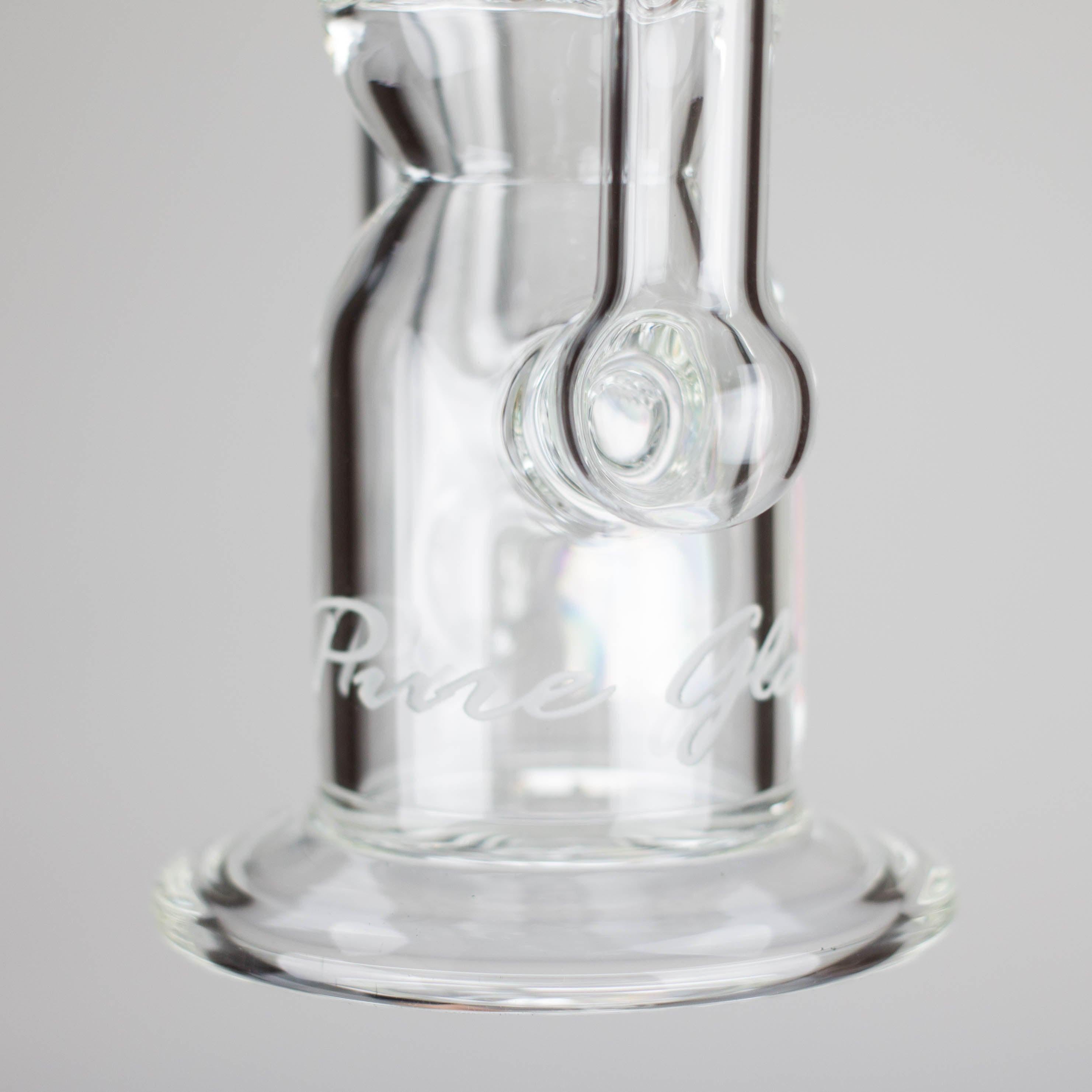 Pure Glass | 12" Infinity Recycler - Flower and Dab Secondary image