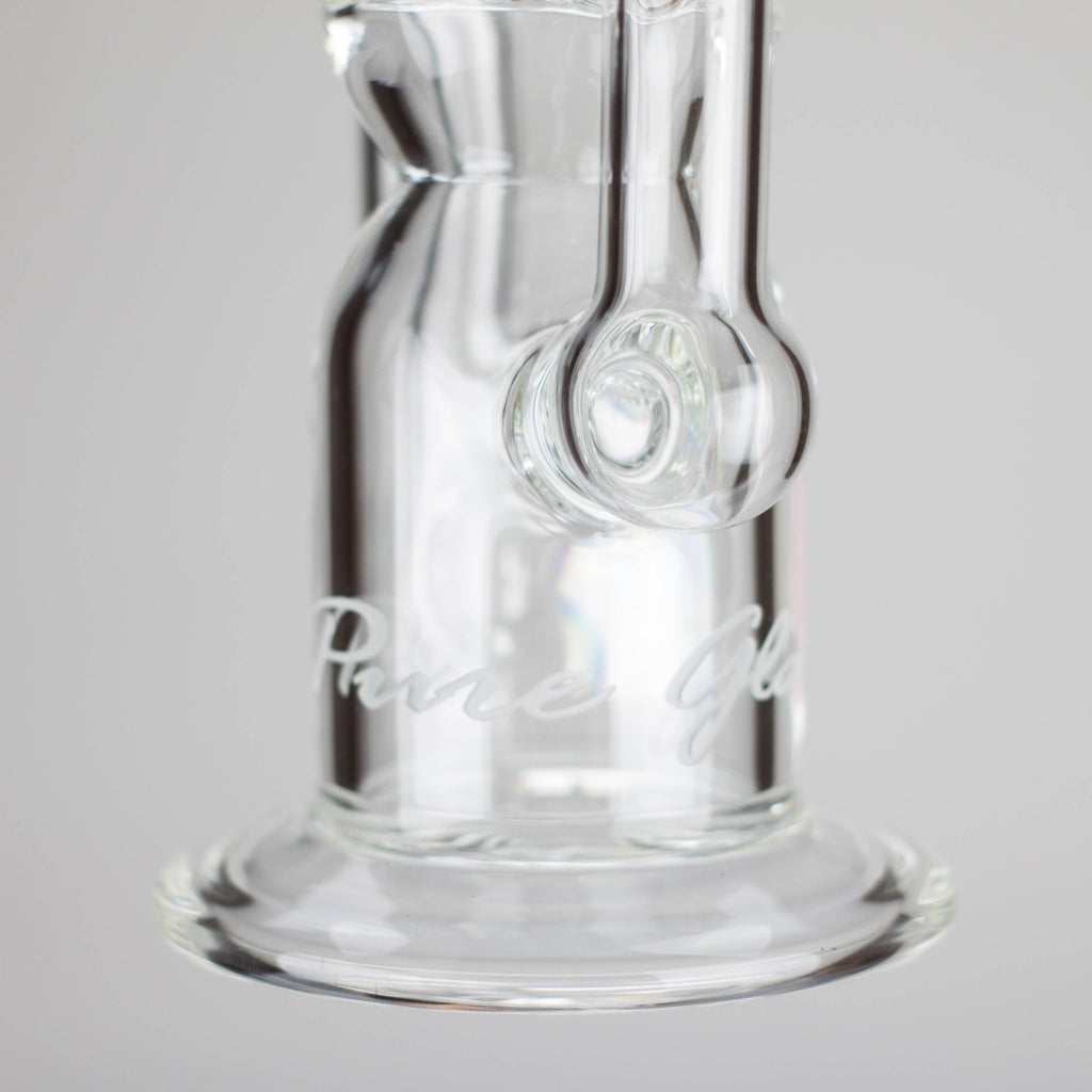 Pure Glass | 12" Infinity Recycler - Flower and Dab