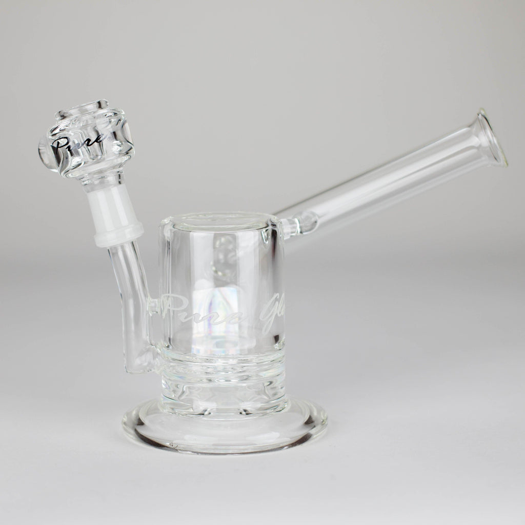 Pure Glass | 5" Magma Ring Perc - Flower and Dab