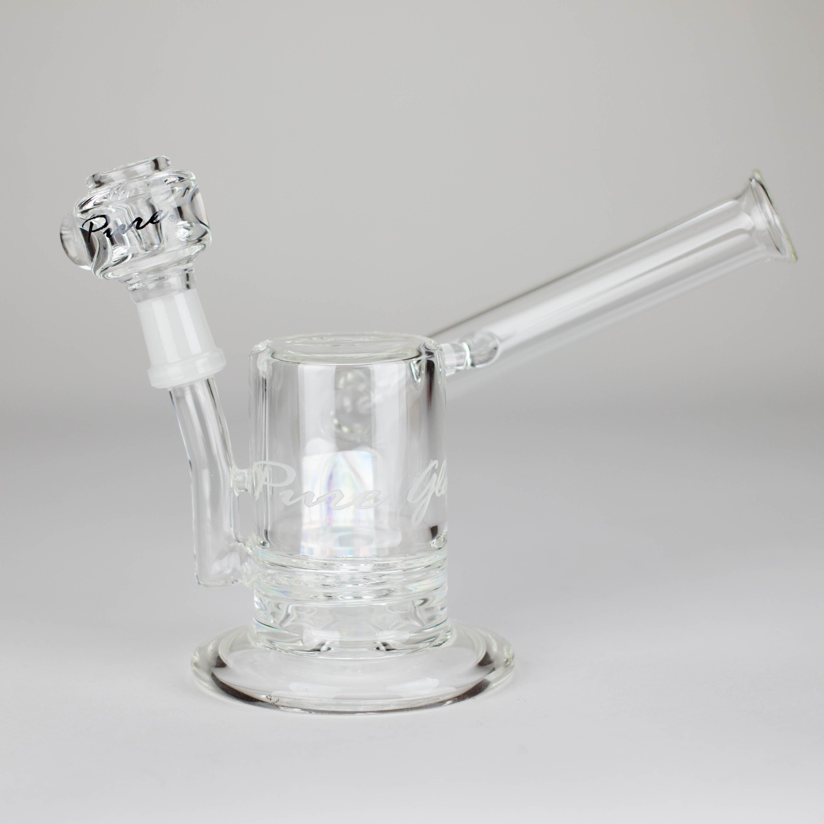 Pure Glass | 5" Magma Ring Perc - Flower and Dab