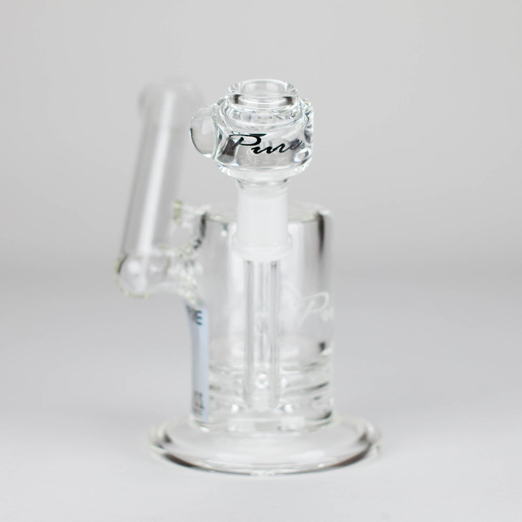 Pure Glass | 5" Magma Ring Perc - Flower and Dab