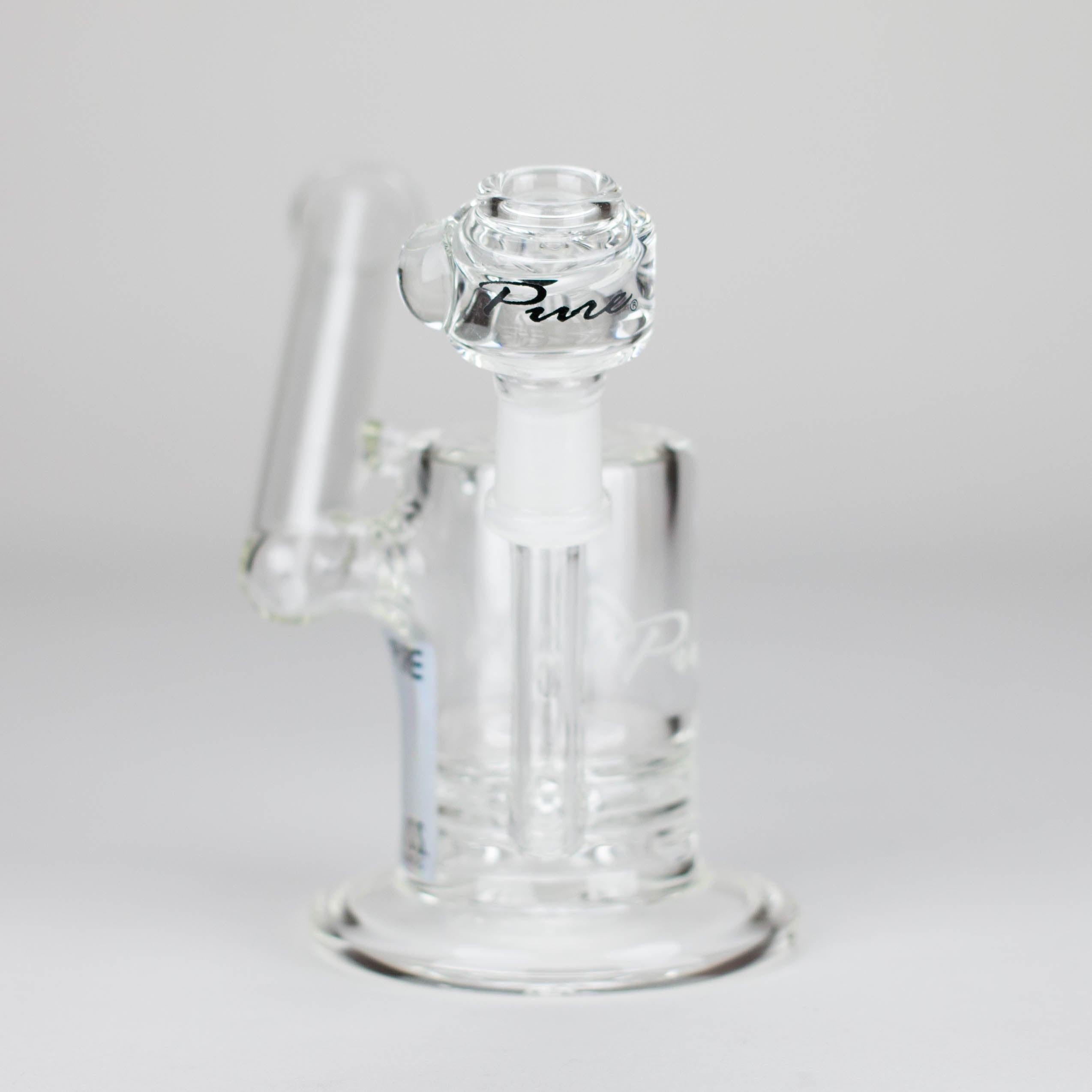 Pure Glass | 5" Magma Ring Perc - Flower and Dab