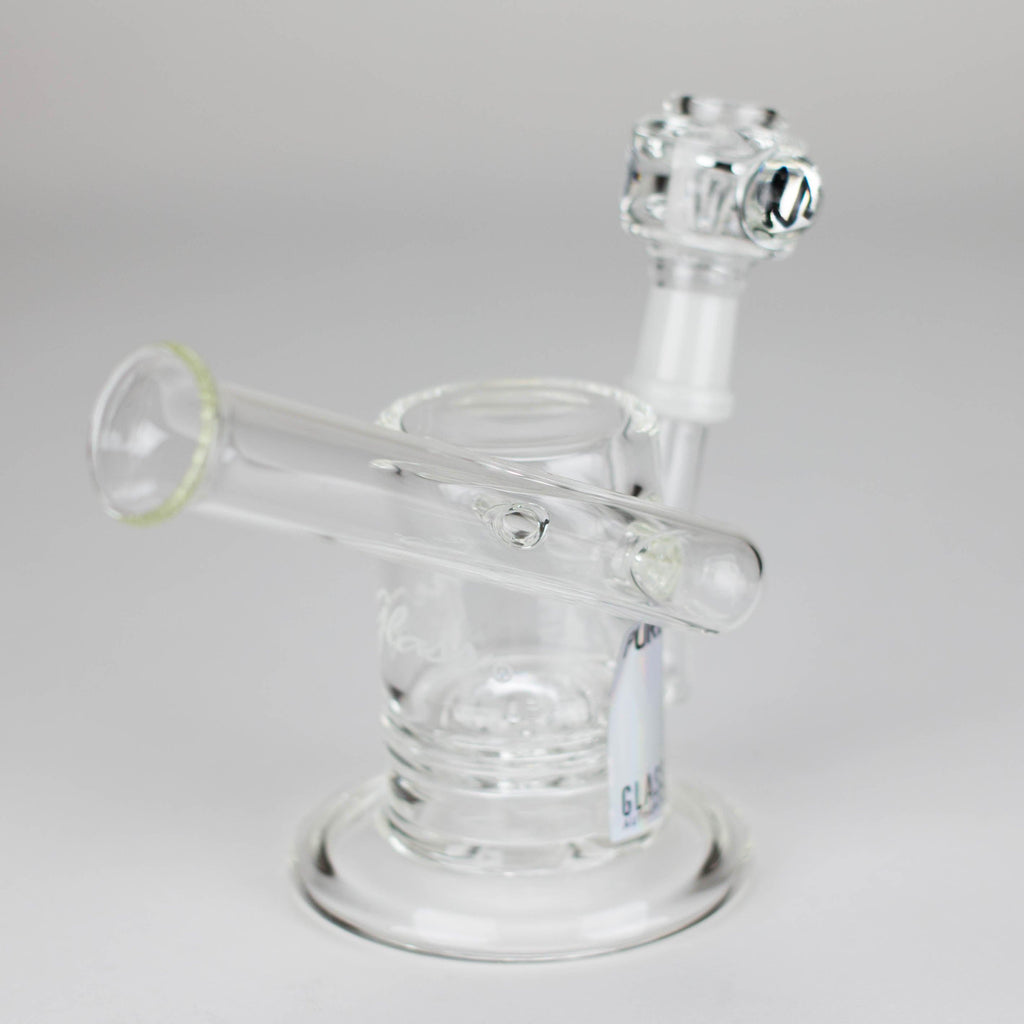 Pure Glass | 5" Magma Ring Perc - Flower and Dab