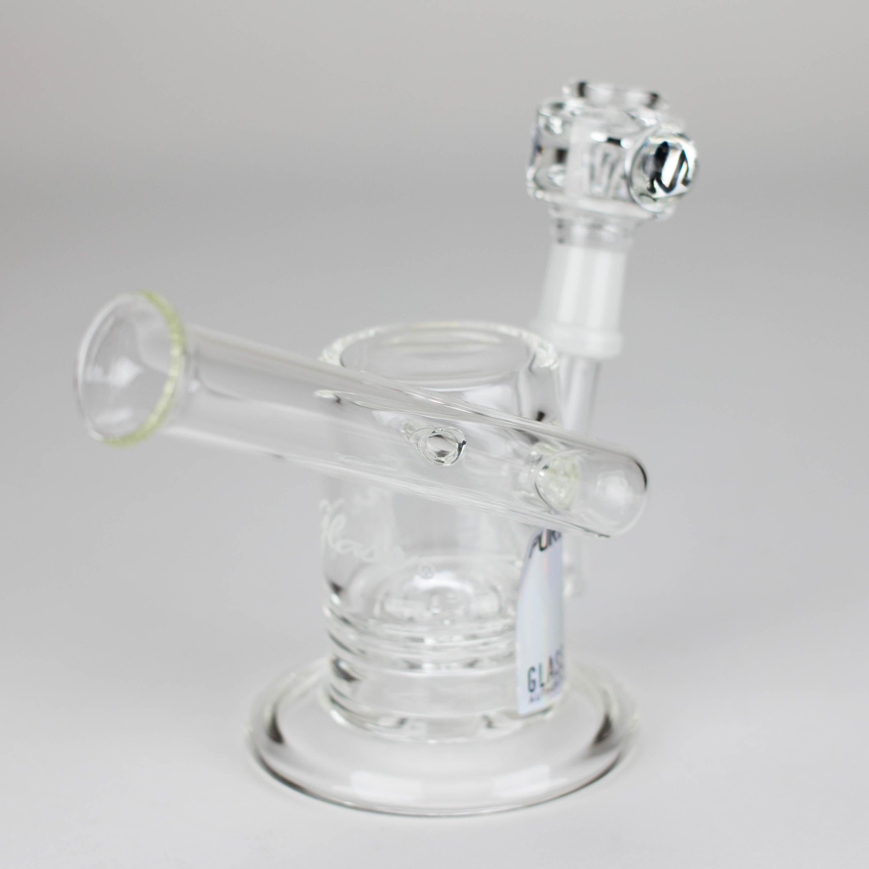 Pure Glass | 5" Magma Ring Perc - Flower and Dab