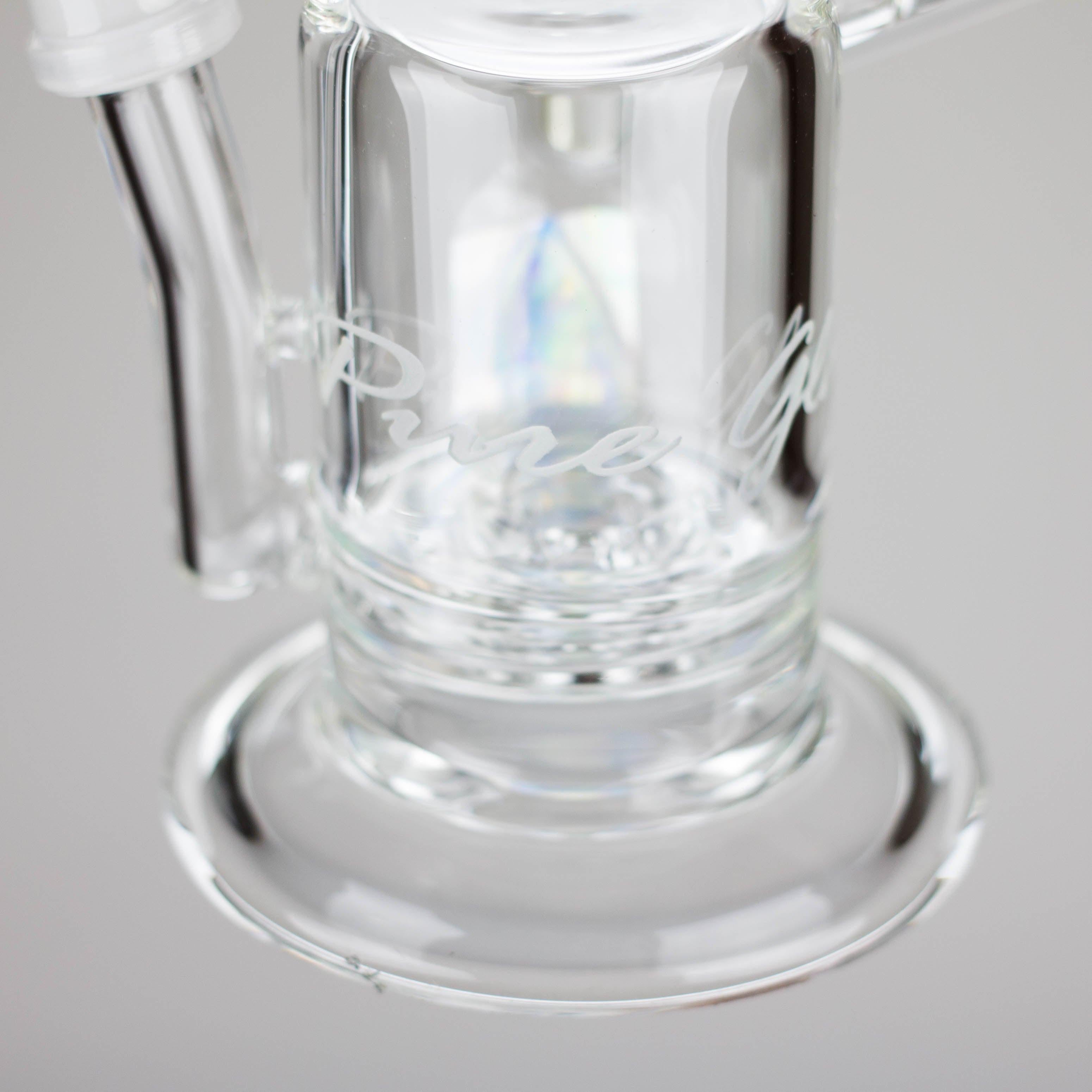 Pure Glass | 5" Magma Ring Perc - Flower and Dab