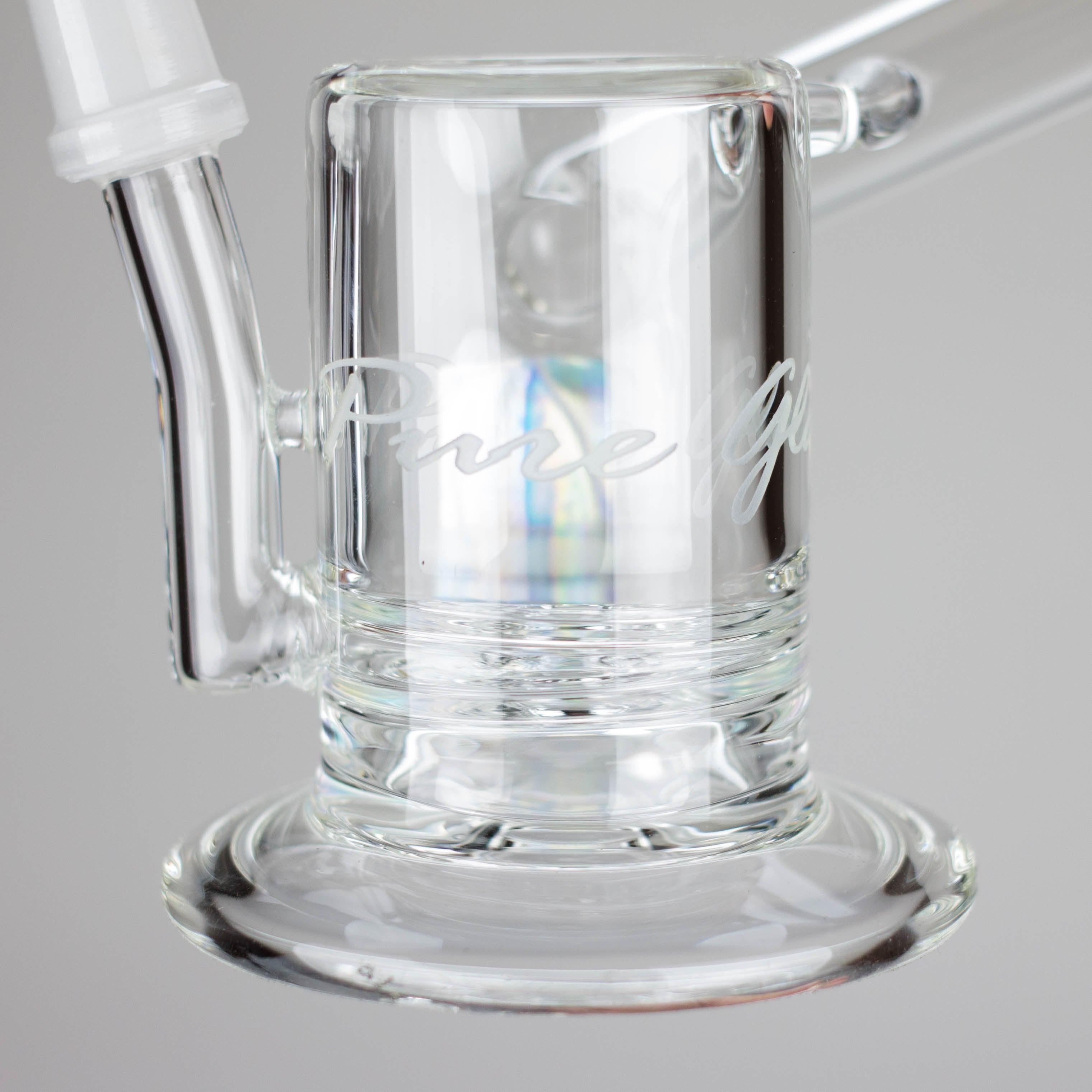 Pure Glass | 5" Magma Ring Perc - Flower and Dab