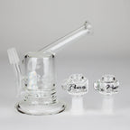 Pure Glass | 5" Magma Ring Perc - Flower and Dab