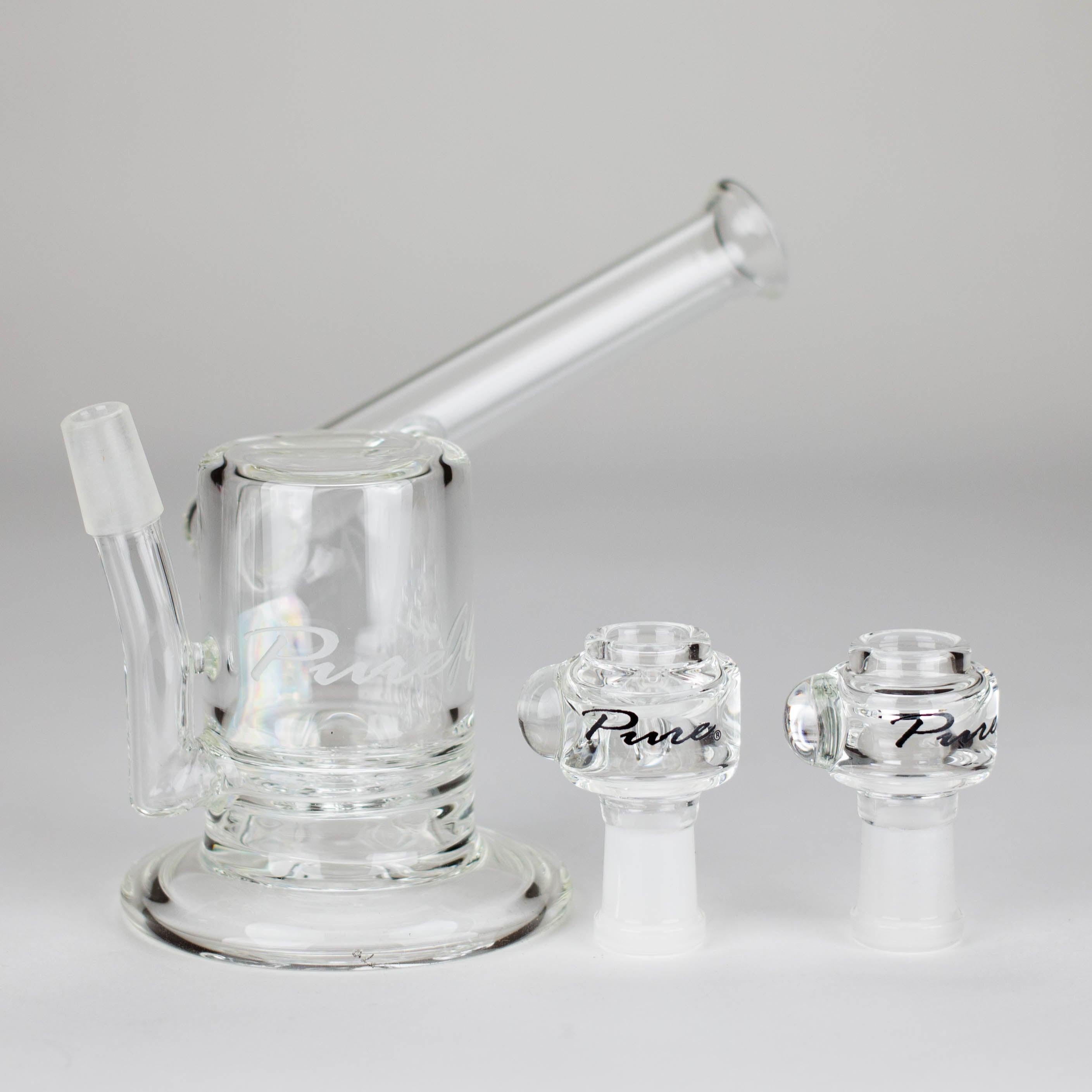 Pure Glass | 5" Magma Ring Perc - Flower and Dab