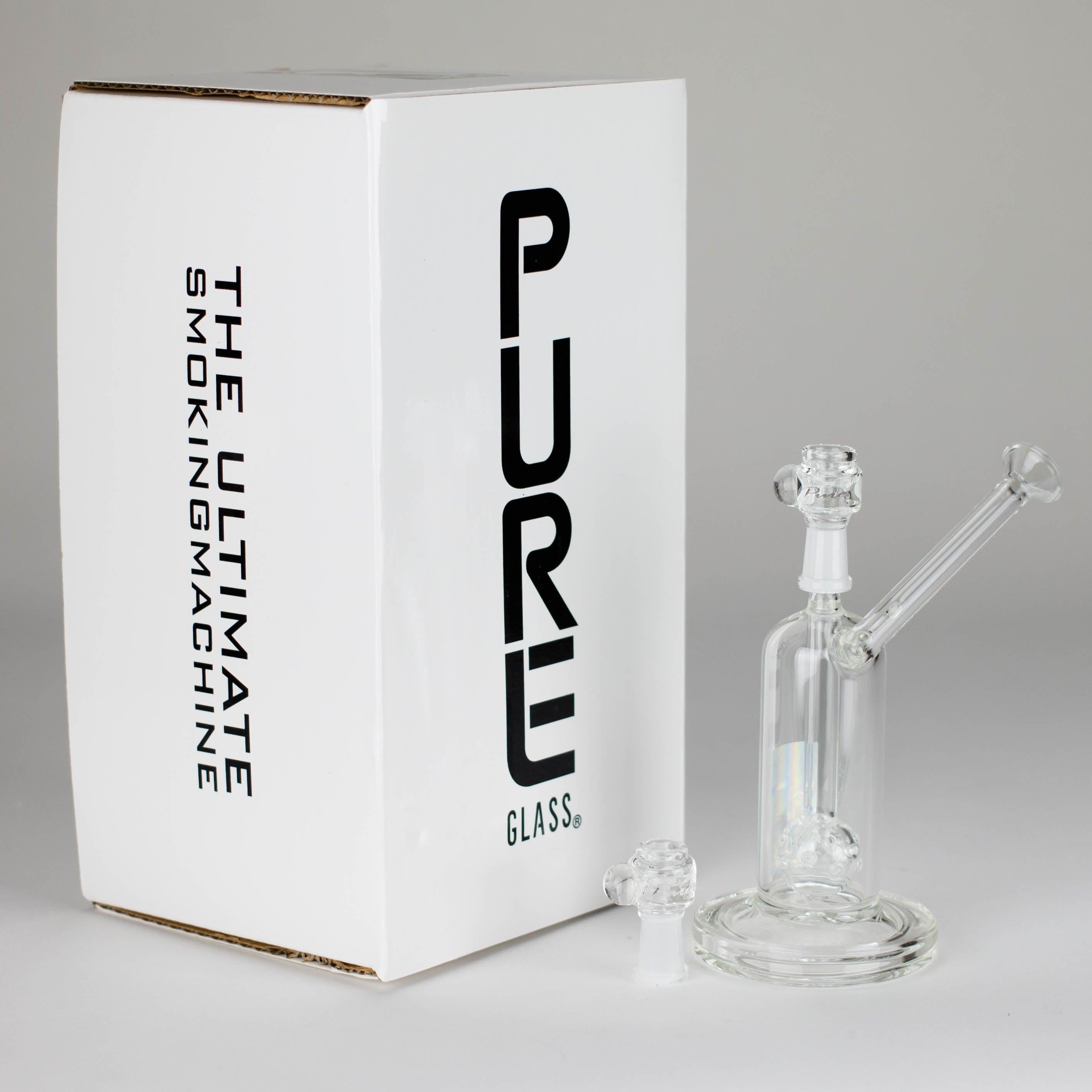 Pure Glass | 6.5" Solaris 10mm Bubbler Clear Secondary image