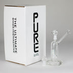 Pure Glass | 6.5" Solaris 10mm Bubbler Clear