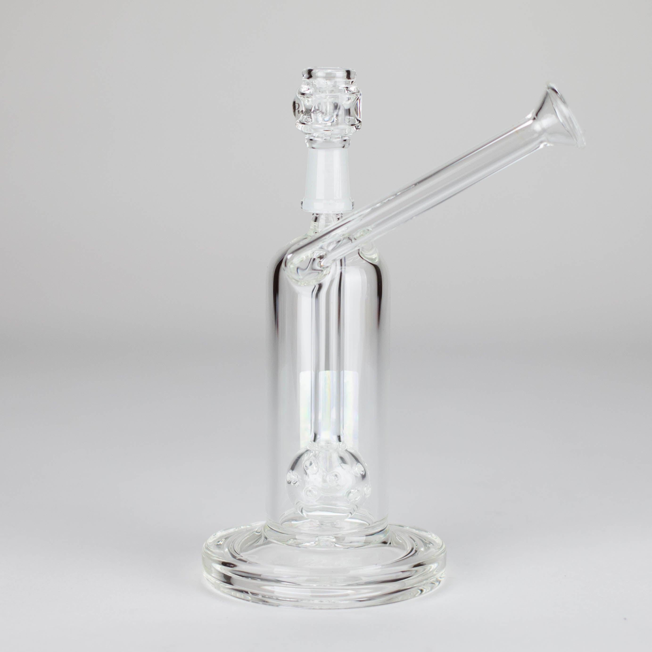 Pure Glass | 6.5" Solaris 10mm Bubbler Clear