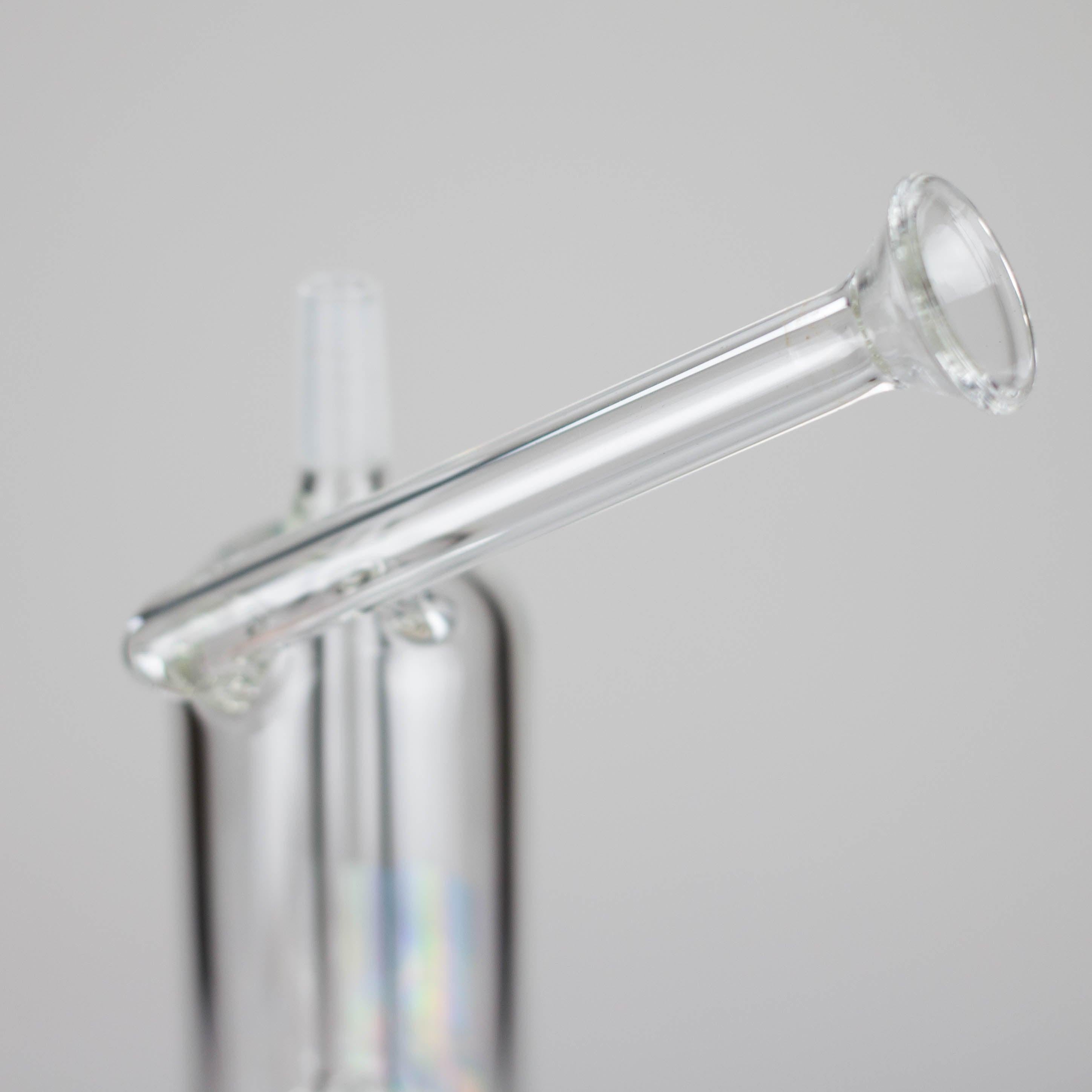 Pure Glass | 6.5" Solaris 10mm Bubbler Clear