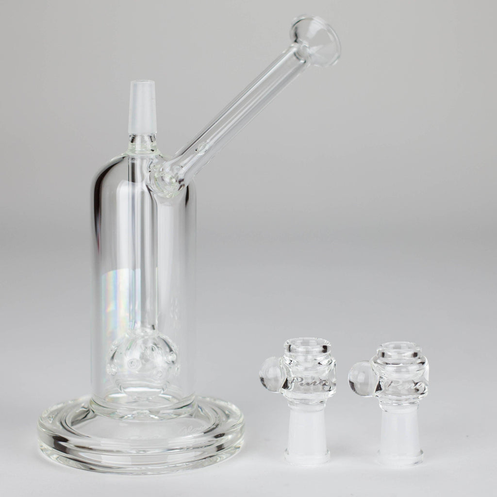 Pure Glass | 6.5" Solaris 10mm Bubbler Clear