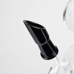 10" Dab Rig Recycler M14 - Black and Clear