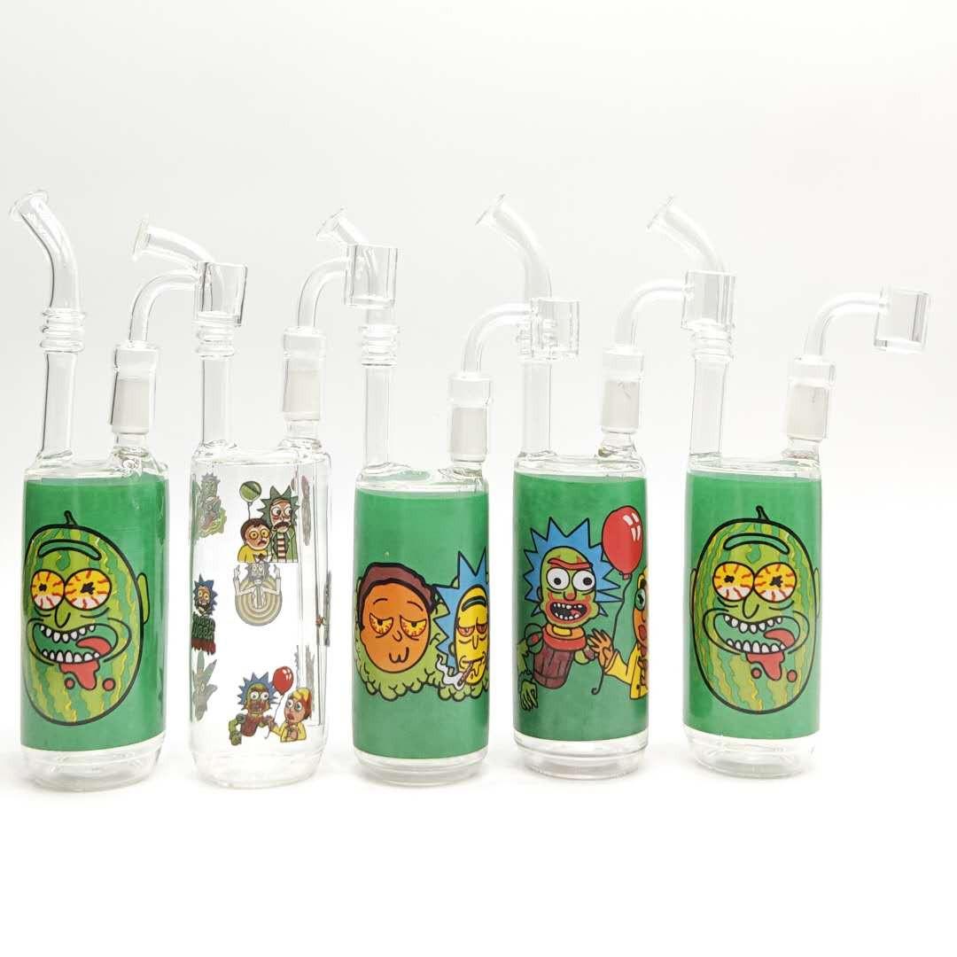 9" R&M Soda Rig With Quartz Banger-Assorted Design Main image