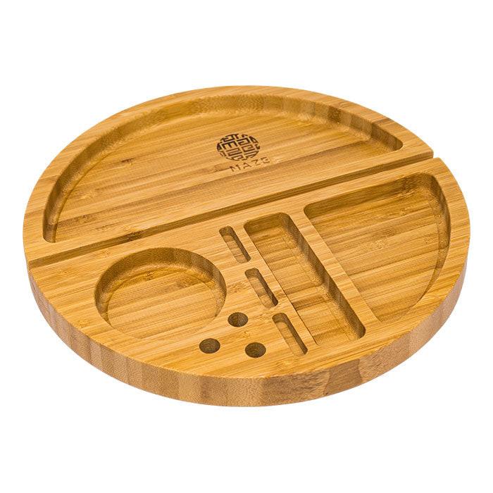 Maze® | Circlet Bamboo 10X10 Rolling Tray Secondary image