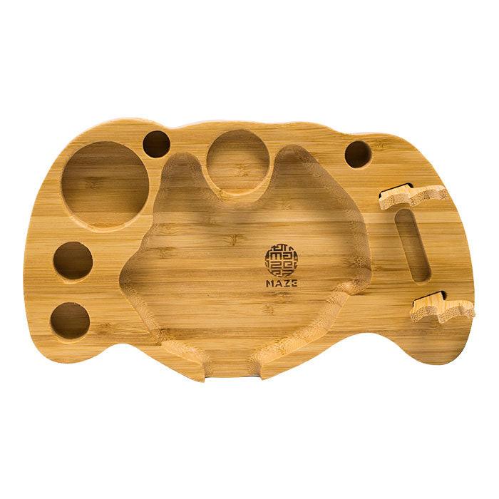 Maze® | Angular Bamboo 10X6 Rolling Tray