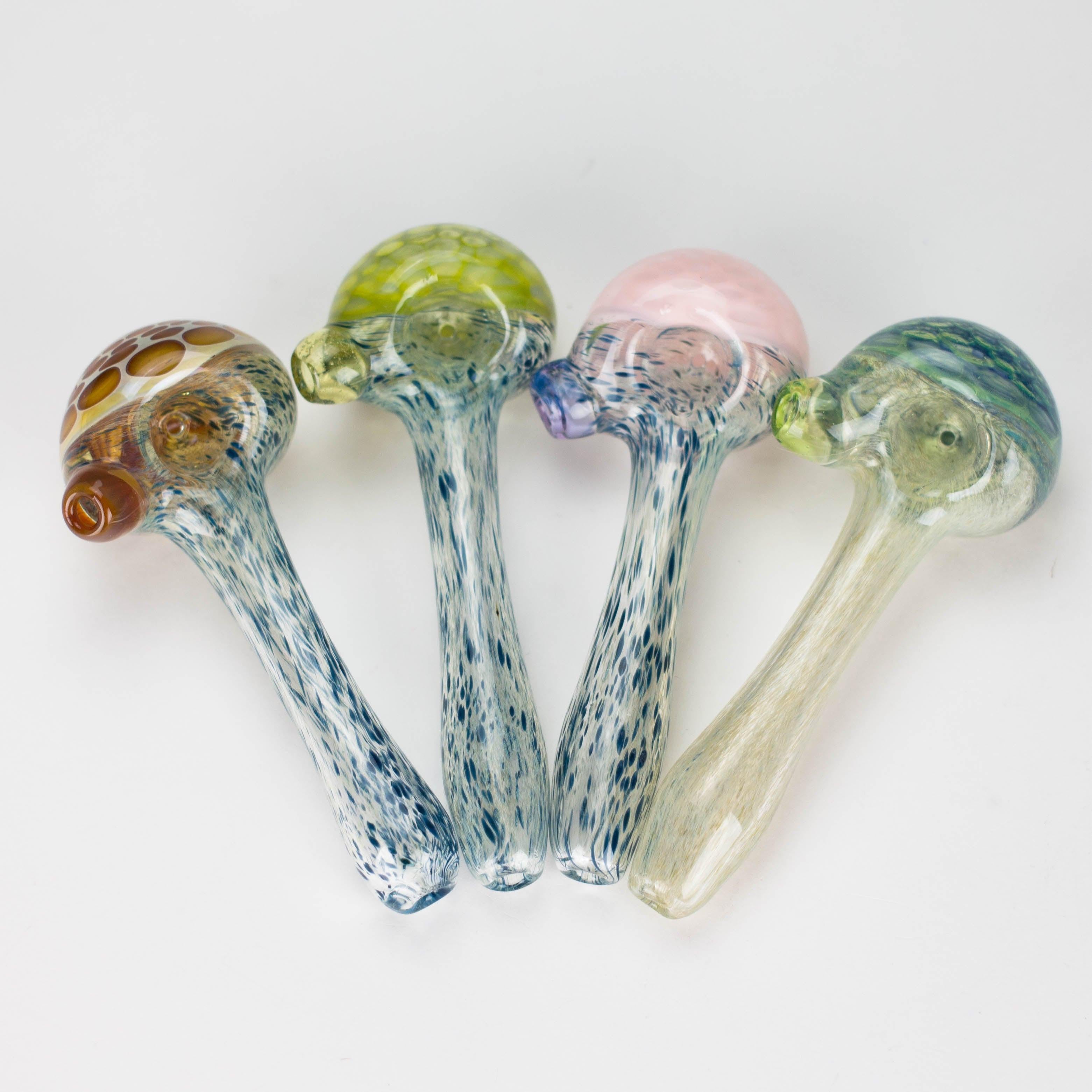 Shine Glassworks | Frit Honeycomb Pipe - Made in Canada Main image