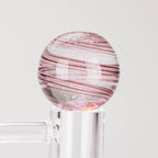 Shine Glassworks | Dicrhoic Swirl Carb Cap marble-Made in Canada