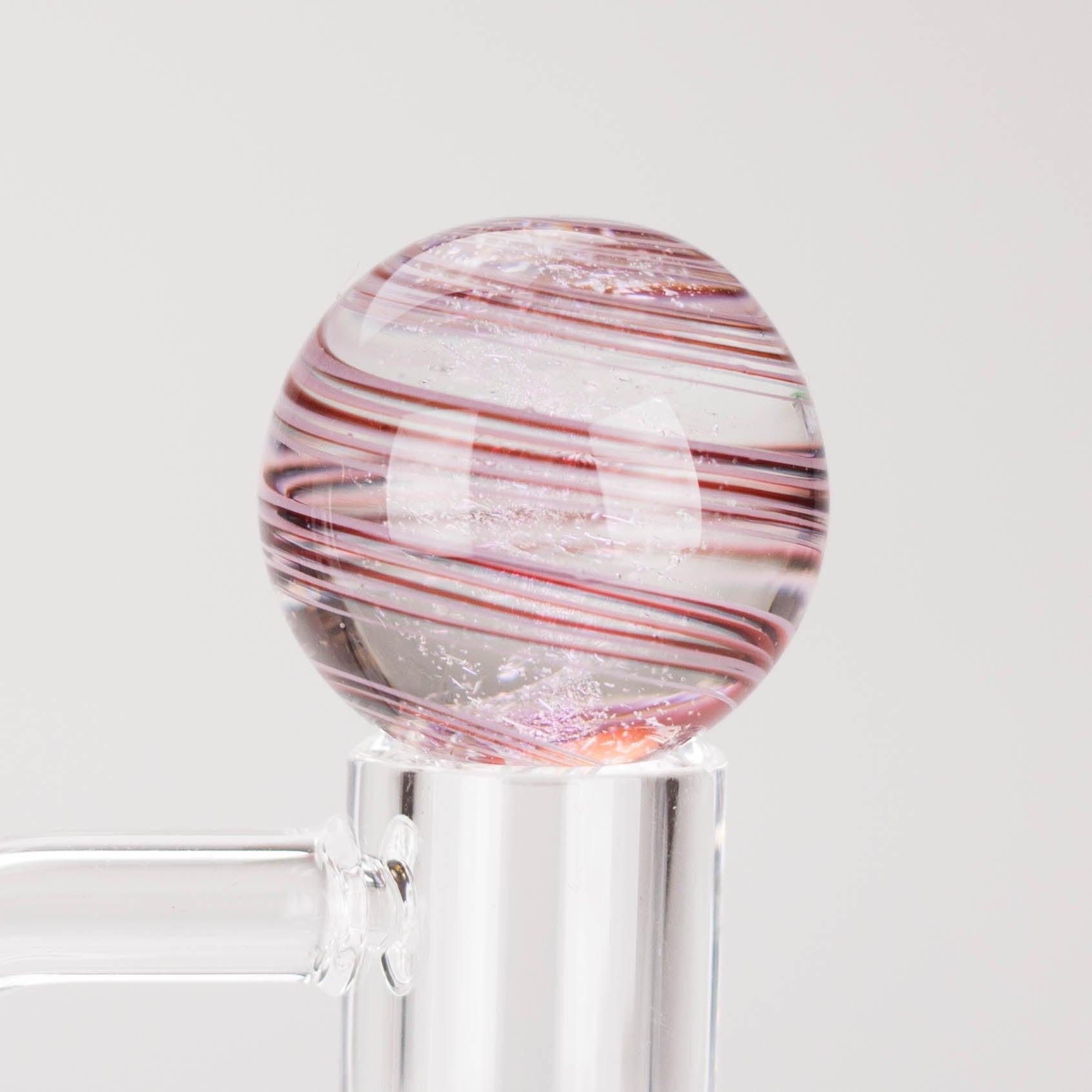 Shine Glassworks | Dicrhoic Swirl Carb Cap marble-Made in Canada