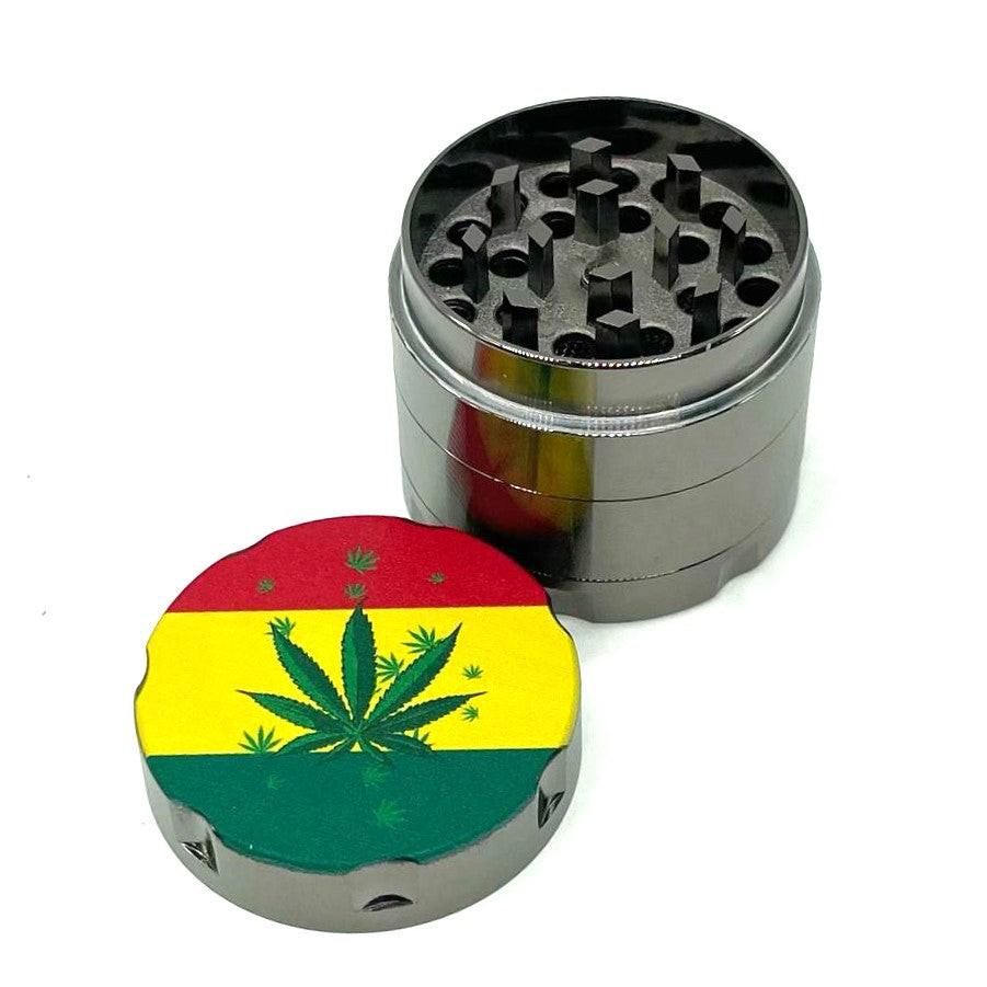 Rasta Leaf Grinder 4parts 40*42mm [GRI152]