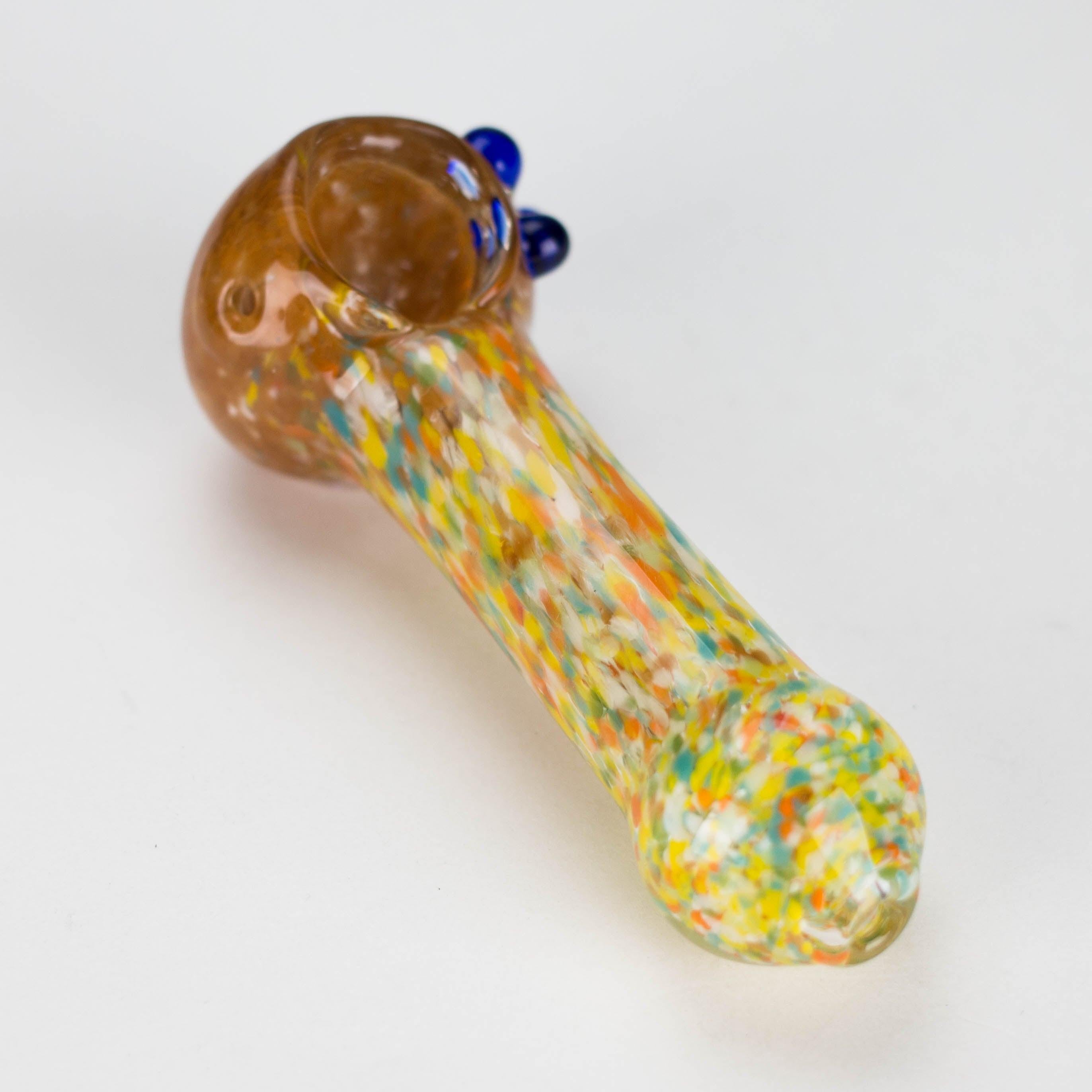 4" Handcrafted Glass pipe Pack of 2 Secondary image