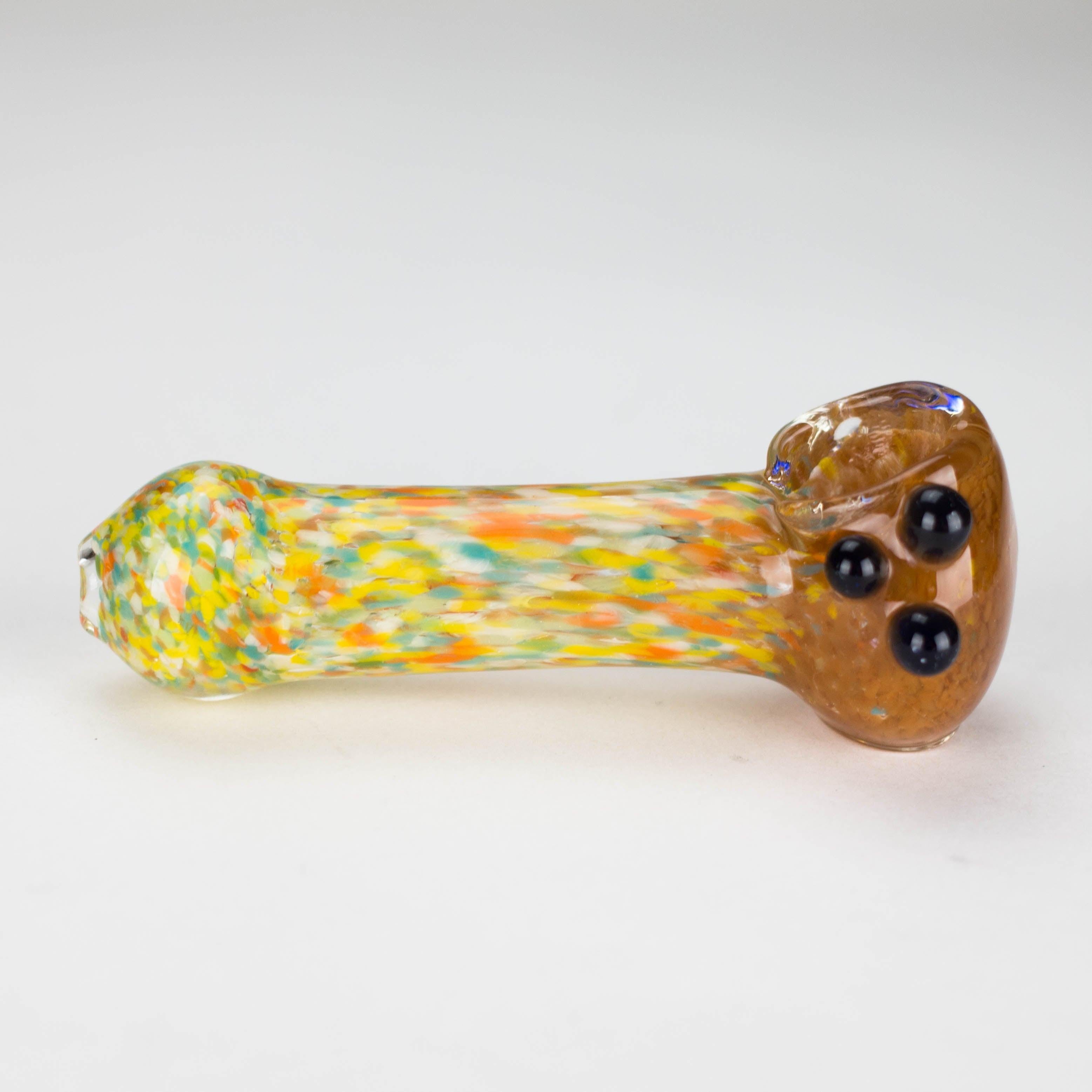 4" Handcrafted Glass pipe Pack of 2