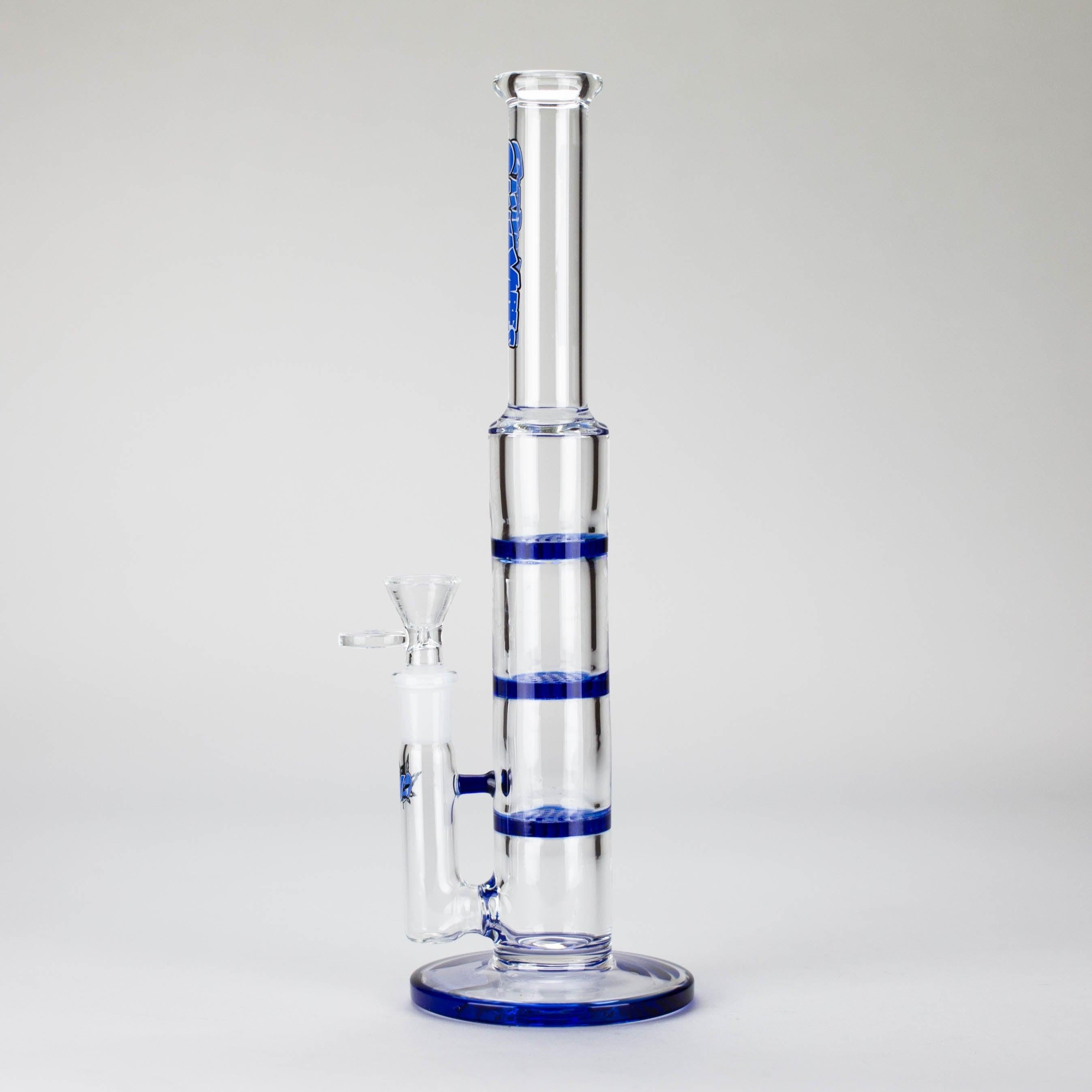 Ganjavibes | 11" Triple Honeycomb Percolator Glass Bong