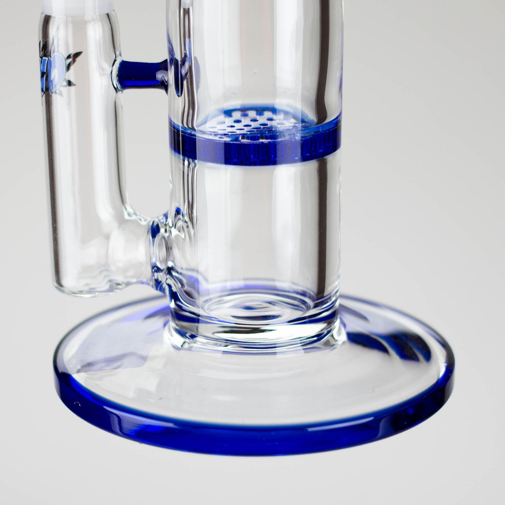 Ganjavibes | 11" Triple Honeycomb Percolator Glass Bong