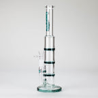 Ganjavibes | 11" Triple Honeycomb Percolator Glass Bong