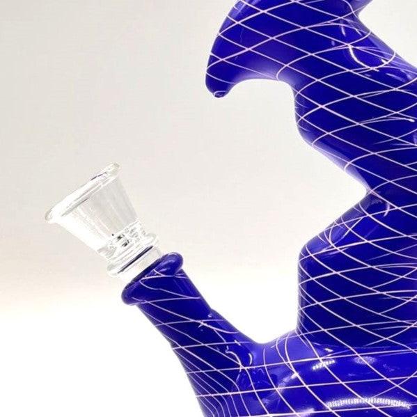 9.5" Zig-zag Designed Bong - Assorted Color [PIP651] Secondary image