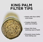 King Palm | Irish Cream 5 Mini Hand-Rolled with flavor tips Pack of 15 [SMK982]