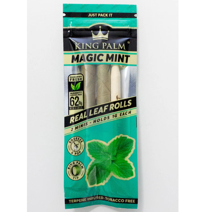 King Palm | Mini Hand-Rolled with flavor tips - 20 pouches Display [SMK983]