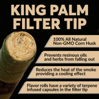 King Palm | Mini Hand-Rolled with flavor tips - 20 pouches Display [SMK983]