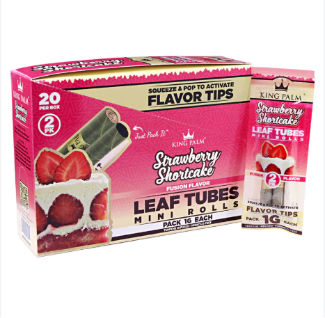 King Palm | Mini Rolled with flavor tips New Flavours - 20 pouches Display [SMK983]