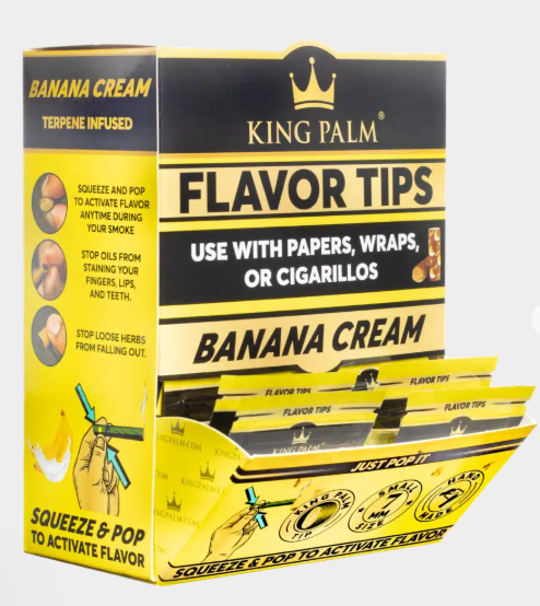 King Palm | Flavor Terpene-Infused Tips Box of 50 Pack [SMK986] Main image