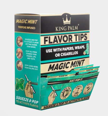 King Palm | Flavor Terpene-Infused Tips Box of 50 Pack [SMK986] Secondary image