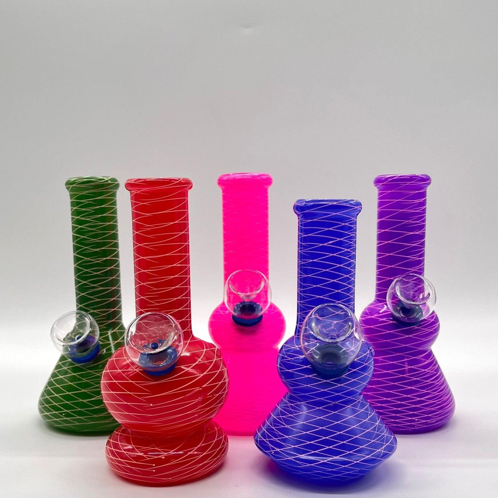 6" Glass Bong - Assorted Color [PIP560] Main image