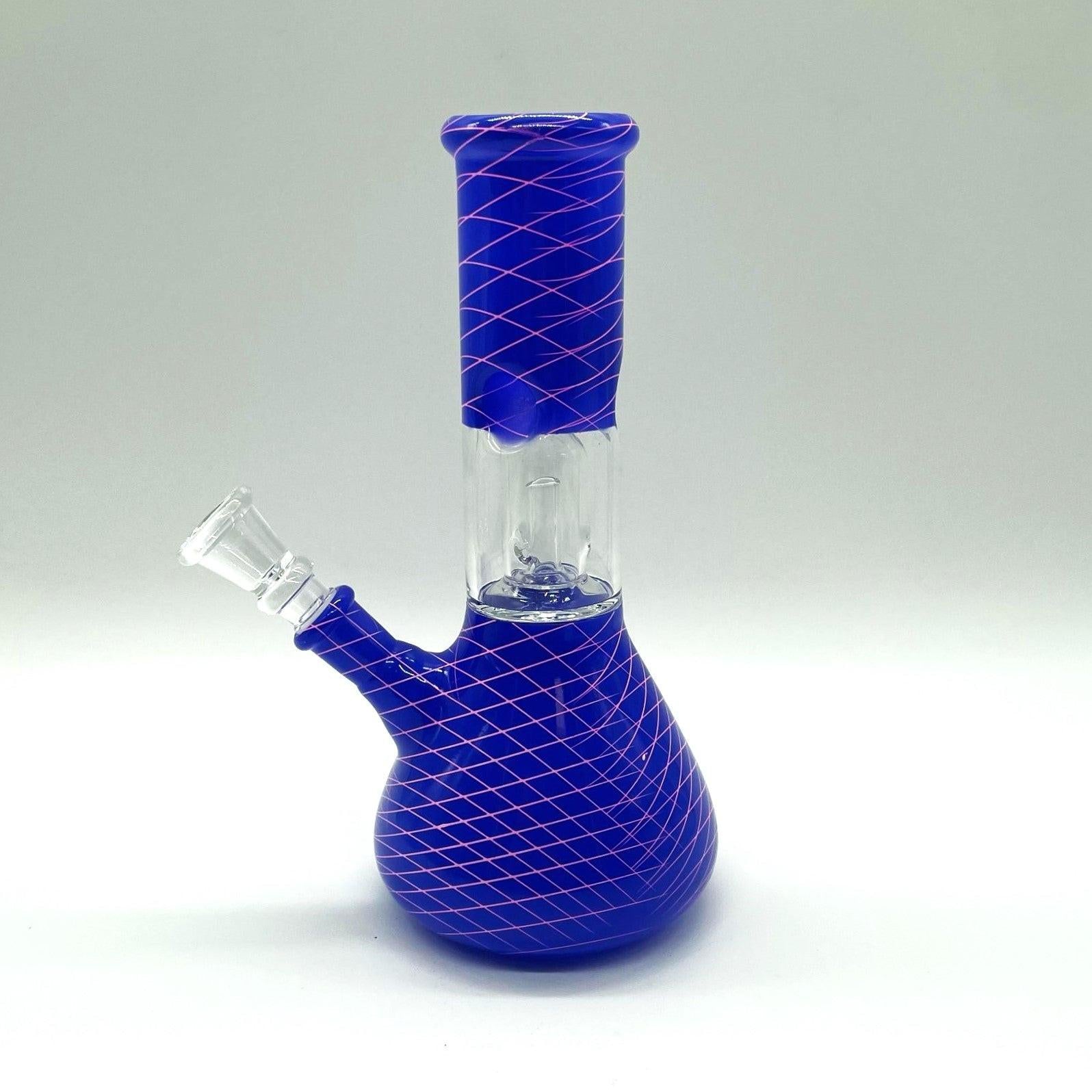 8" Water Pipe with Percolator- Assorted Color [PIP393] Secondary image