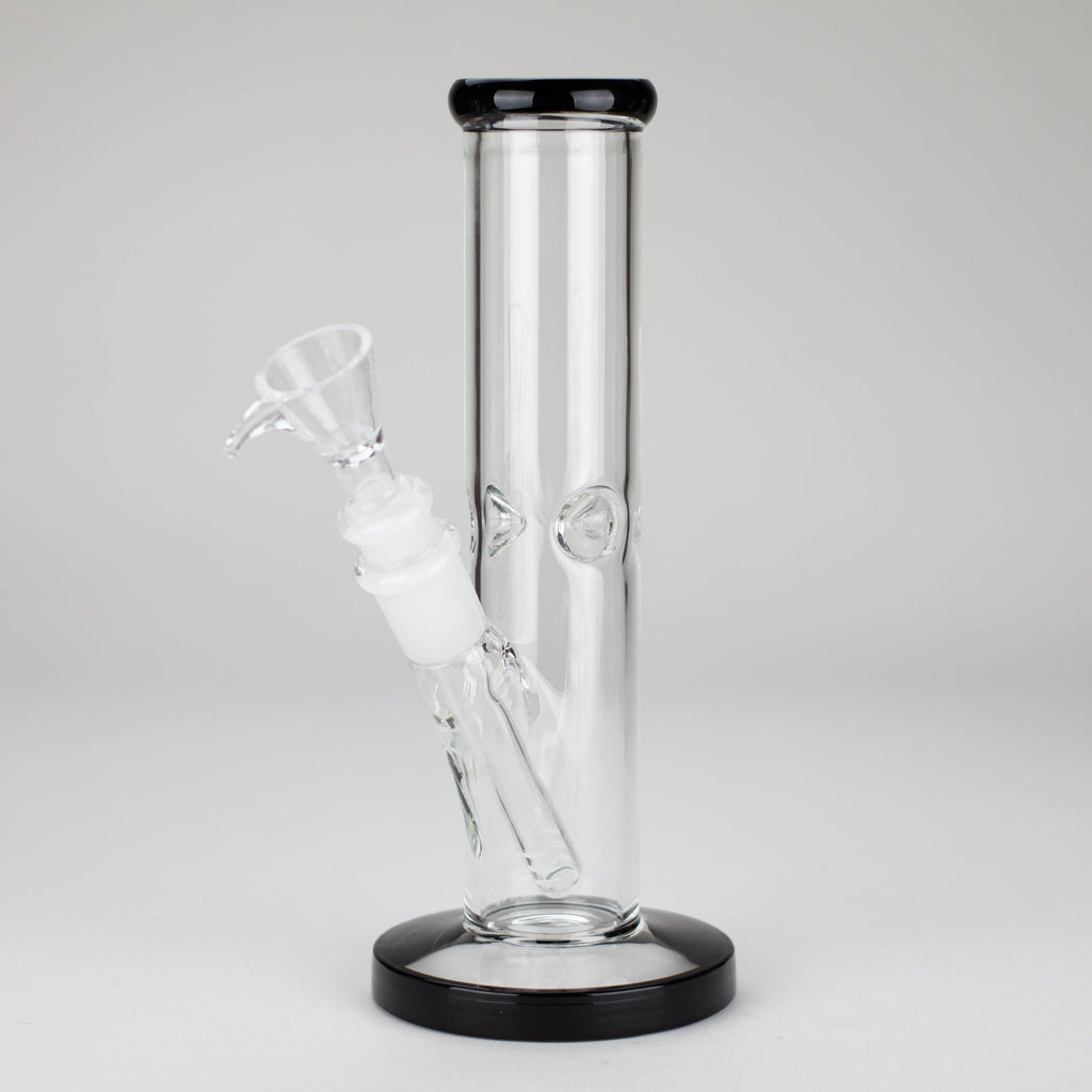 8" Glass Straight Bong [PIP508]
