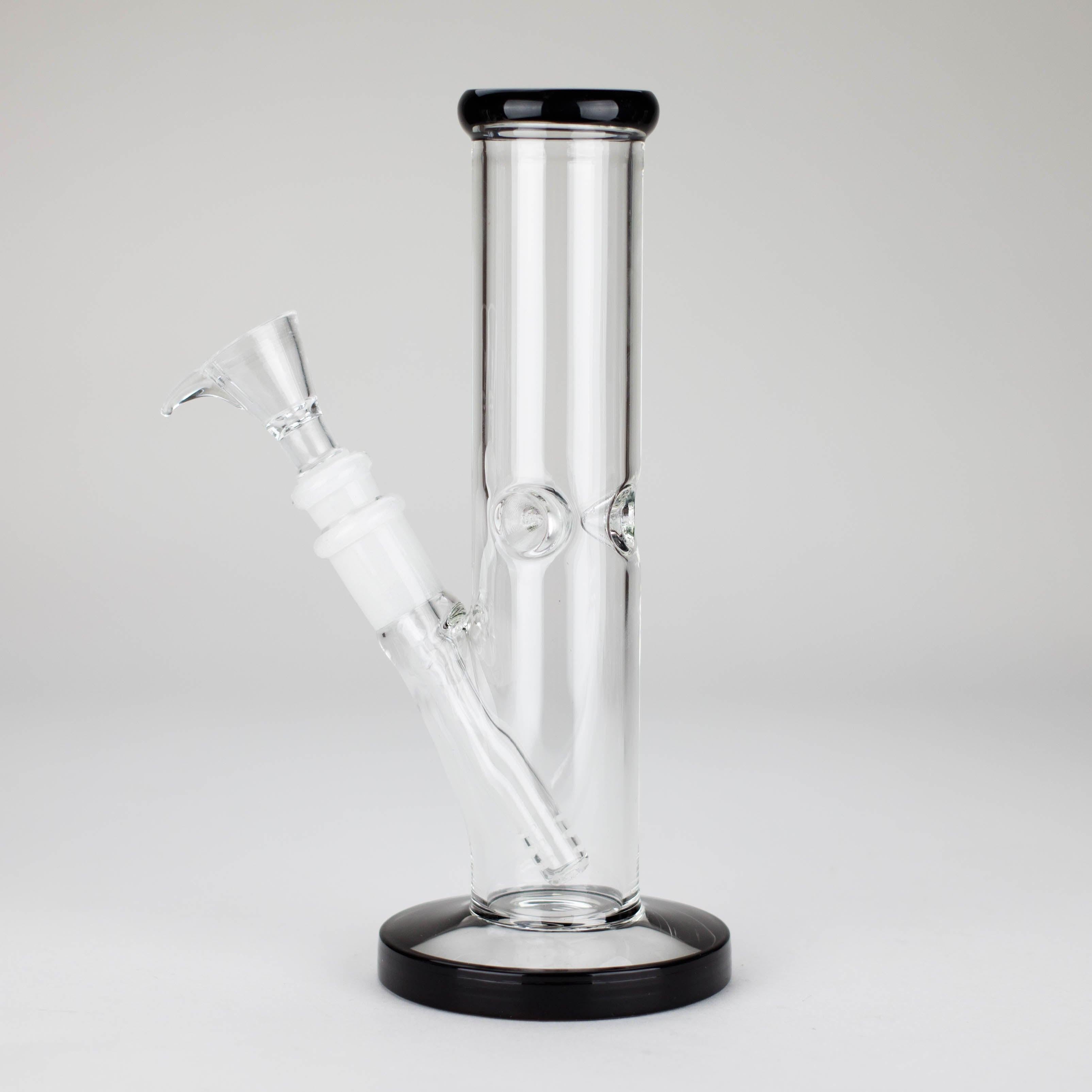 8" Glass Straight Bong [PIP508]