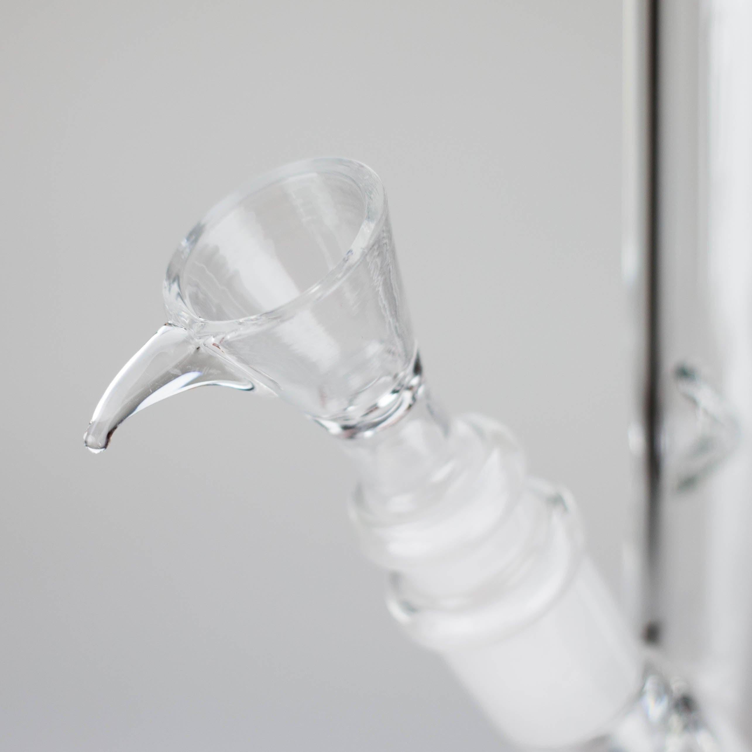 8" Glass Straight Bong [PIP508]