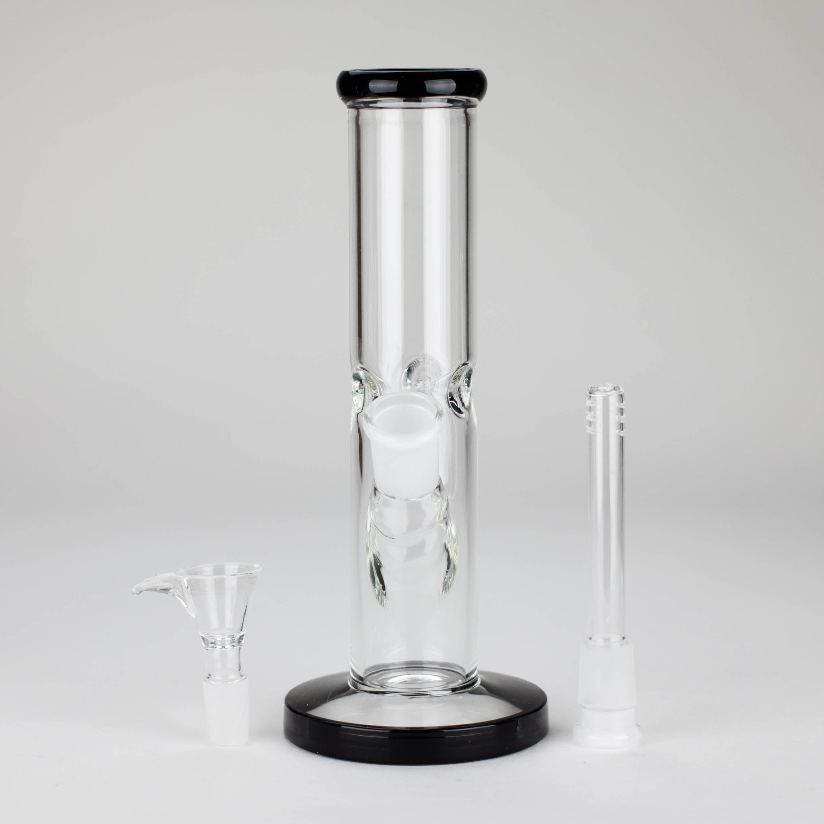 8" Glass Straight Bong [PIP508]