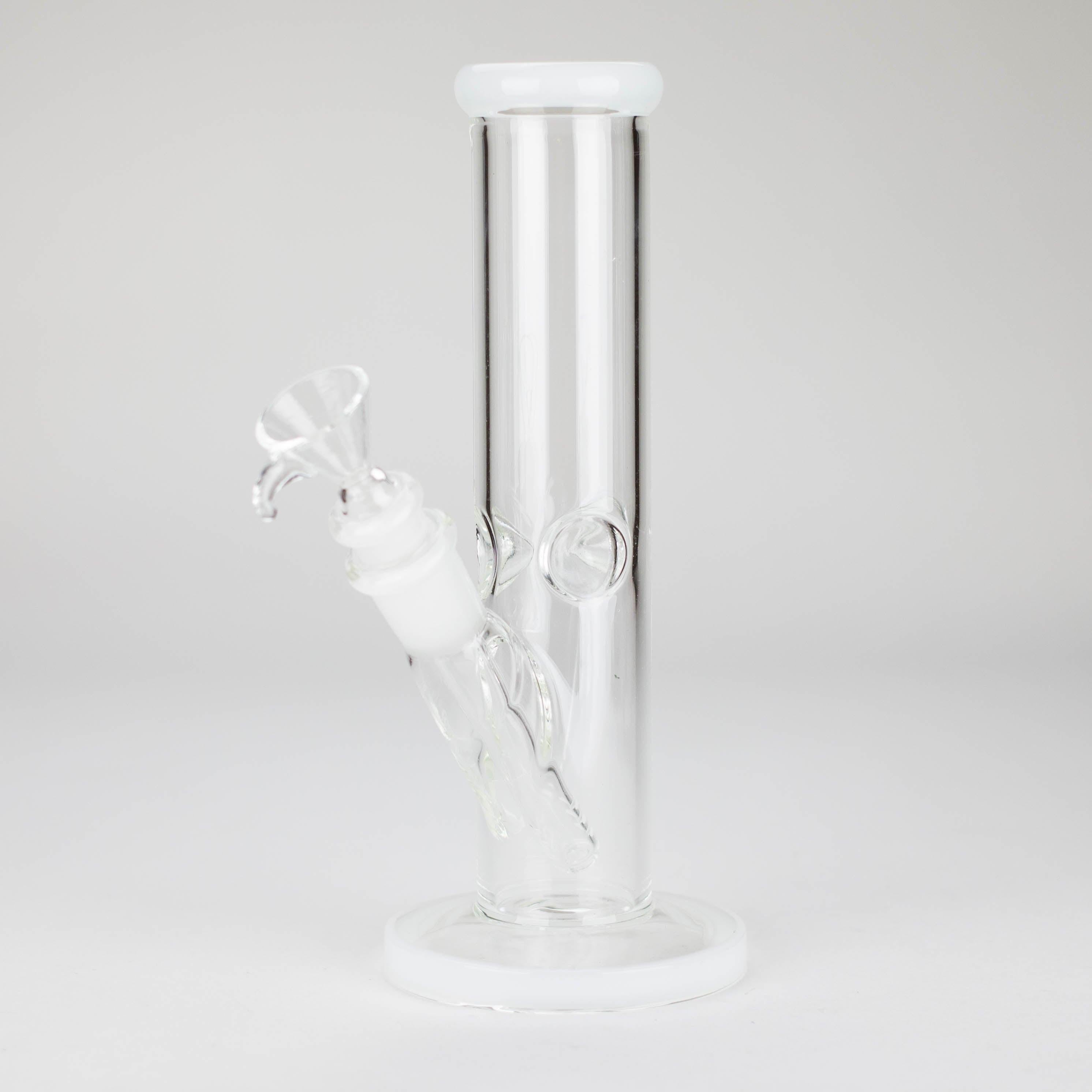 8" Glass Straight Bong [PIP508]