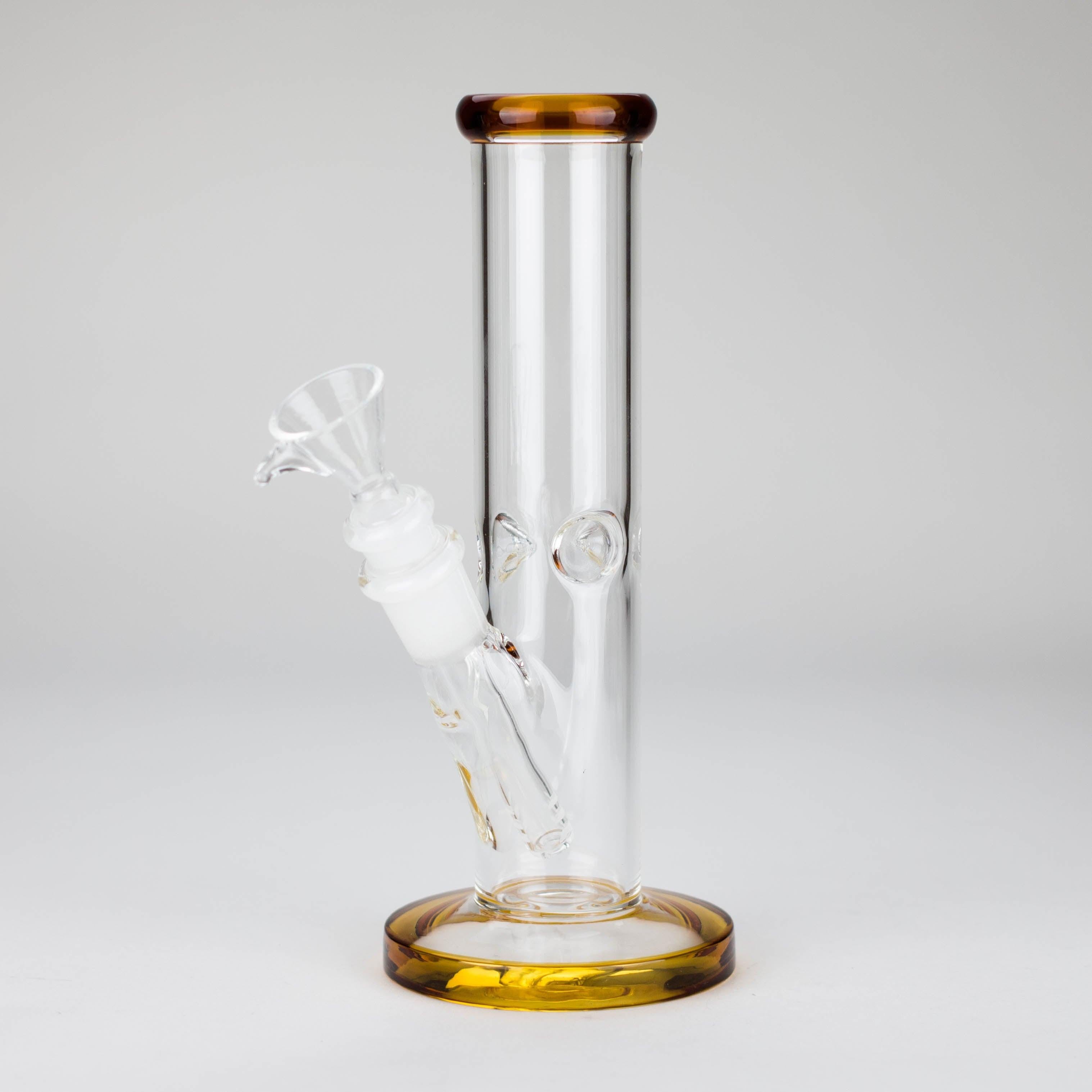 8" Glass Straight Bong [PIP508]